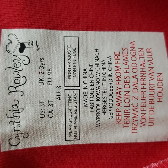 Cynthia Rowley NWT 2-piece Holiday Pajama Set - Picture 6 of 8